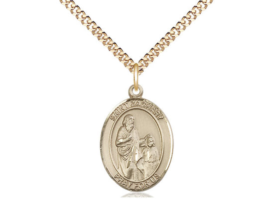 Bliss St Zachary Gold-filled Oval Medal Necklace