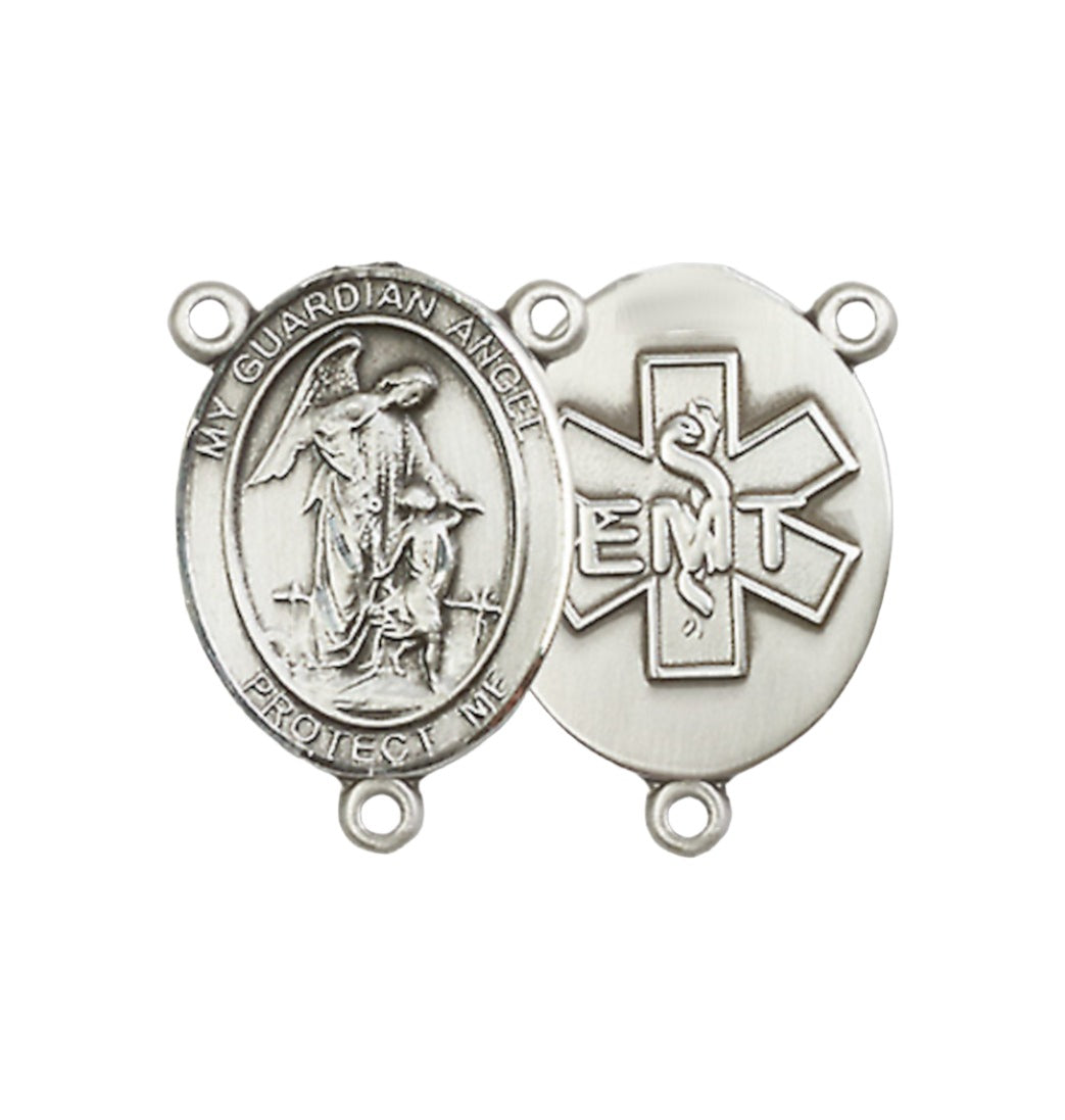 Bliss Pewter EMT Guardian Angel Center Rosary Part