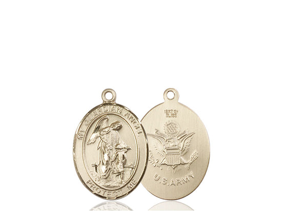 Bliss Guardian Angel Army Catholic Patron Saint Medal