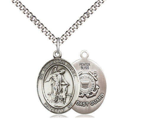 Bliss Guardian Angel Coast Guard Catholic Patron Saint Medal