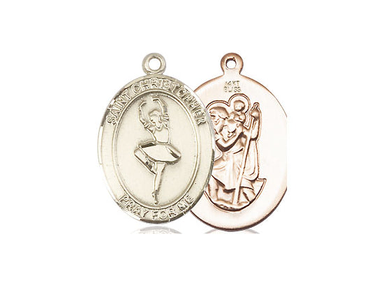 Bliss St Christopher Dance Catholic Patron Saint Medal