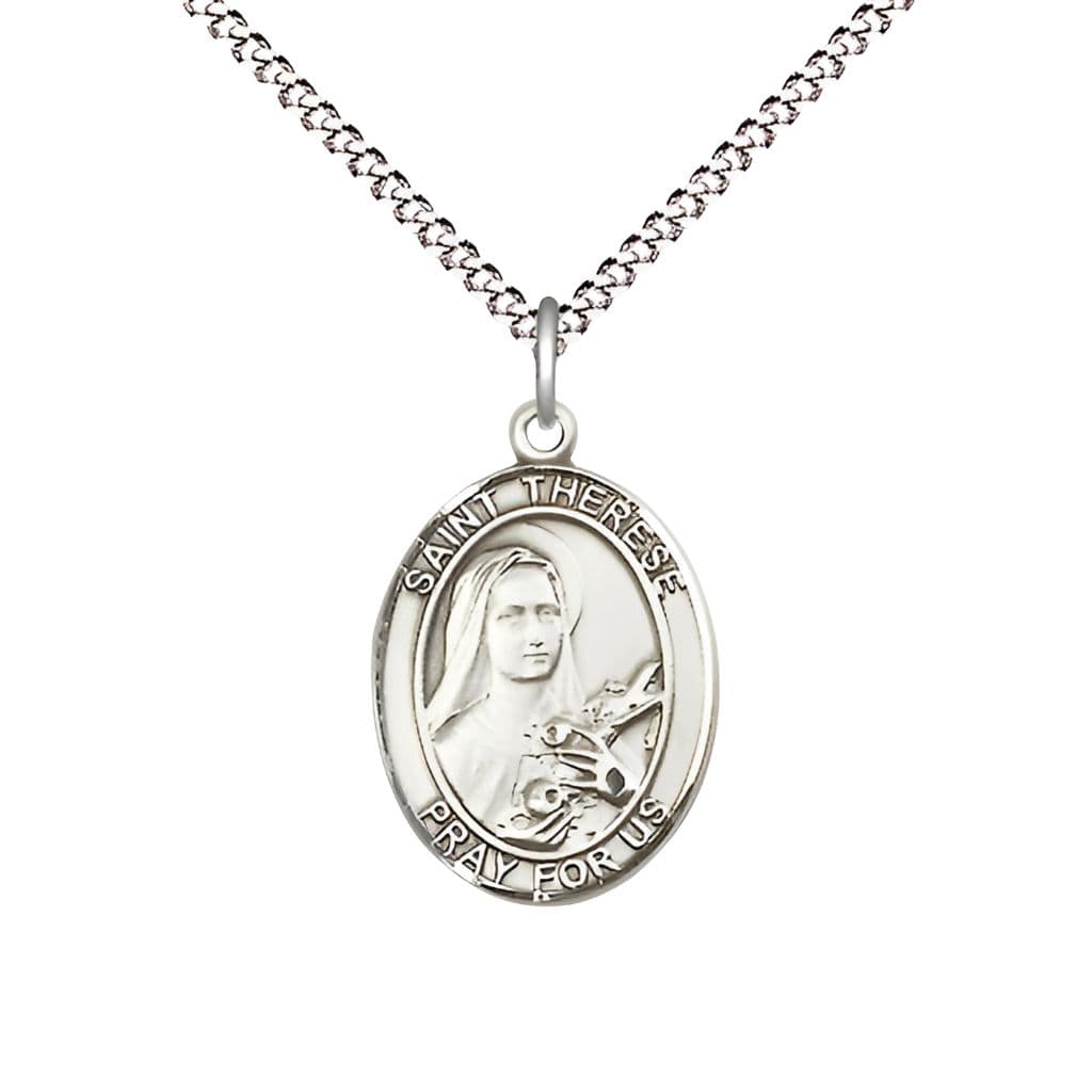 St. Therese of Lisieux Pewter Engravable Medal | Bliss USA