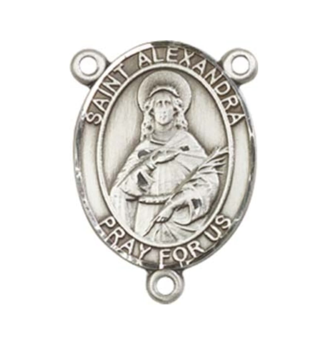 Bliss St Alexandra Engravable Center Rosary Part,