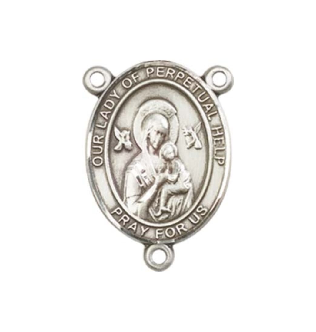 Bliss Our Lady of Perpetual Help Engravable Center Rosary Part,