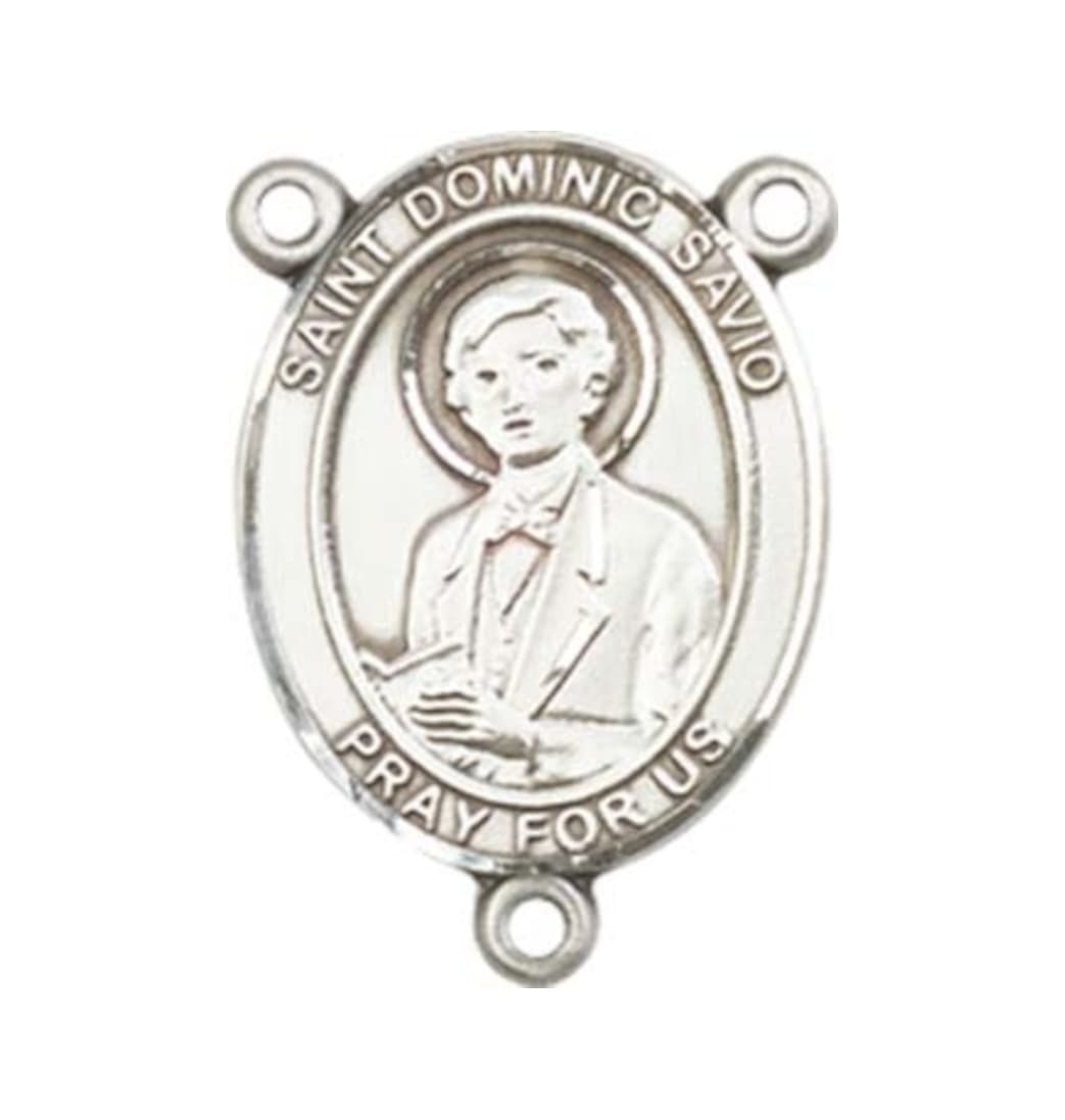 Bliss St Dominic Savio Engravable Center Rosary Part,