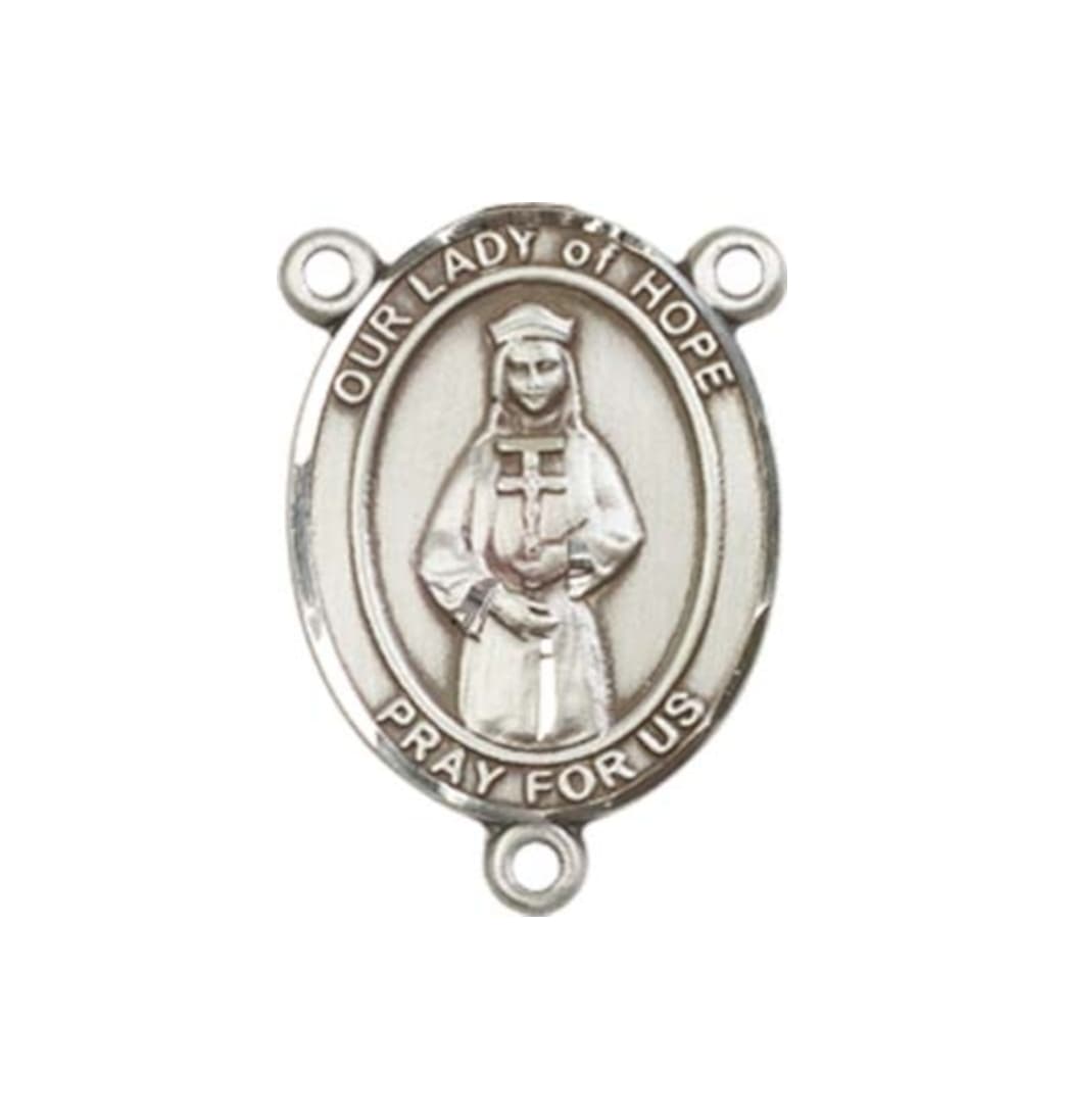 Bliss Our Lady of Hope Engravable Center Rosary Part,