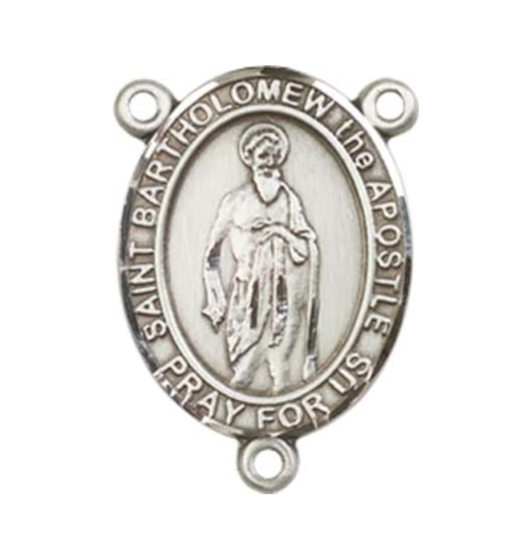 Bliss St Bartholomew the Apostle Engravable Center Rosary Part,