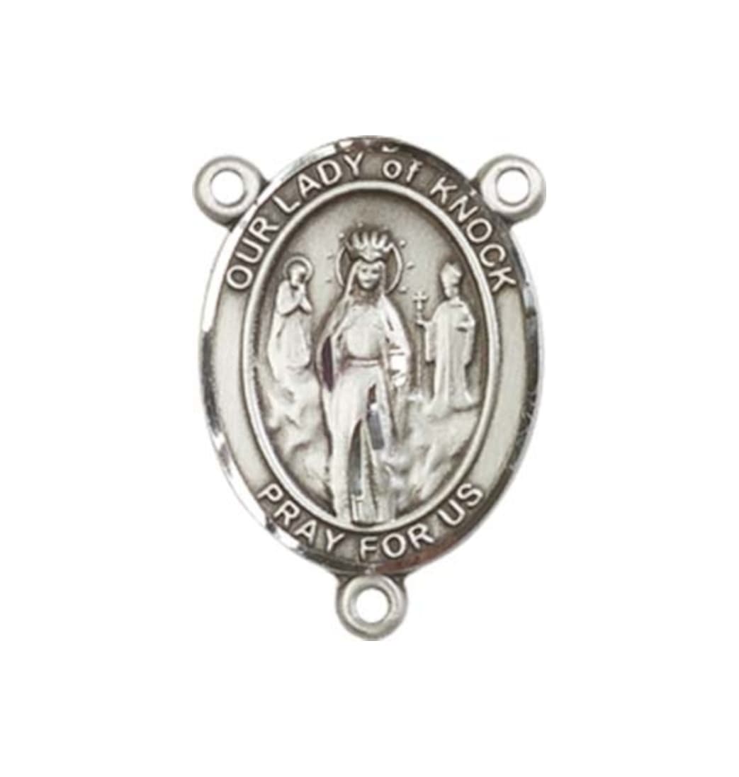 Our Lady of Fatima Amethyst Sterling Silver Wire-Wrapped Rosary by Zina Marie