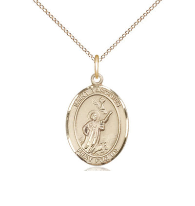 St. Tarcisius Gold-filled Oval Medal (view 4), Bliss Manufacturing