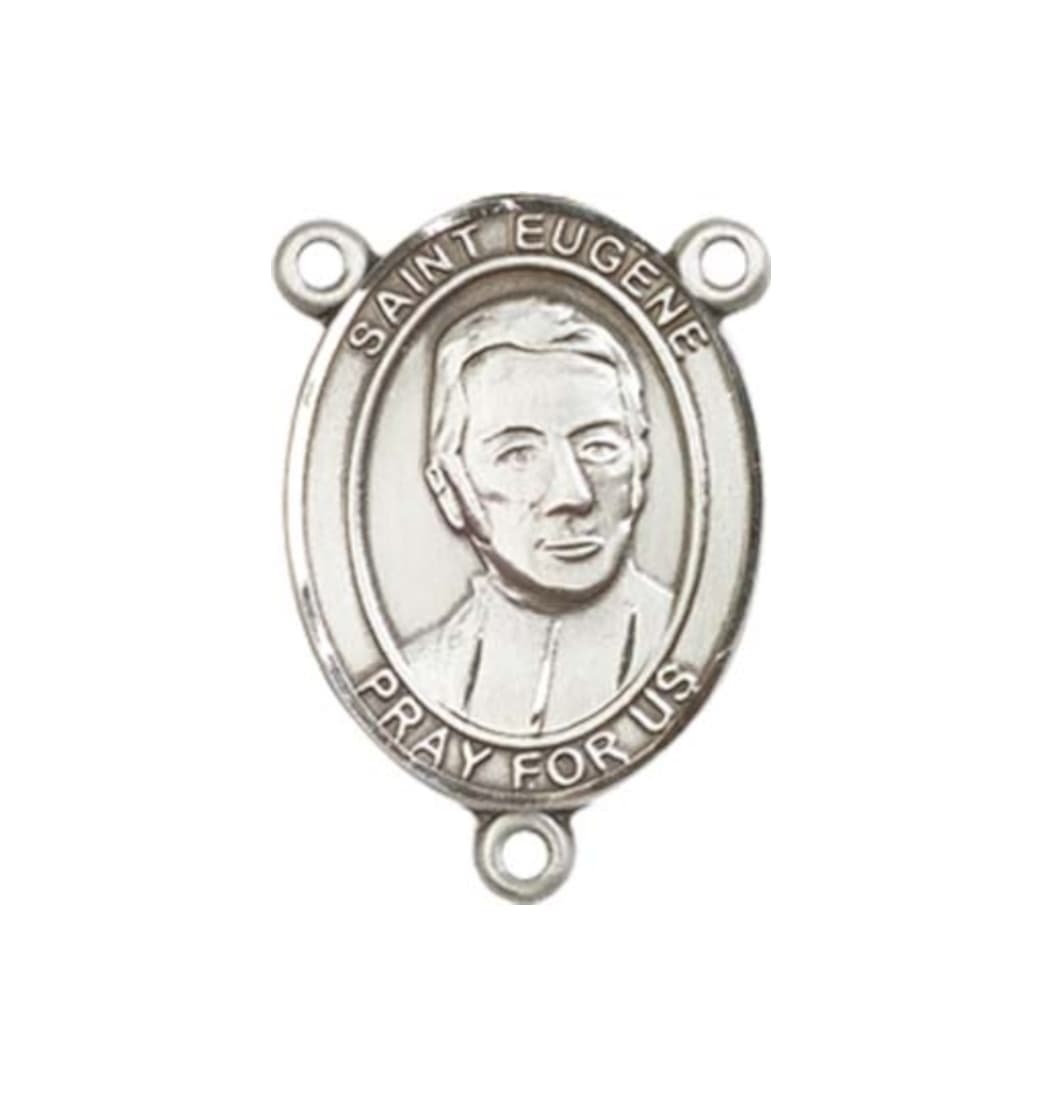 Bliss St Eugene de Mazenod Engravable Center Rosary Part,