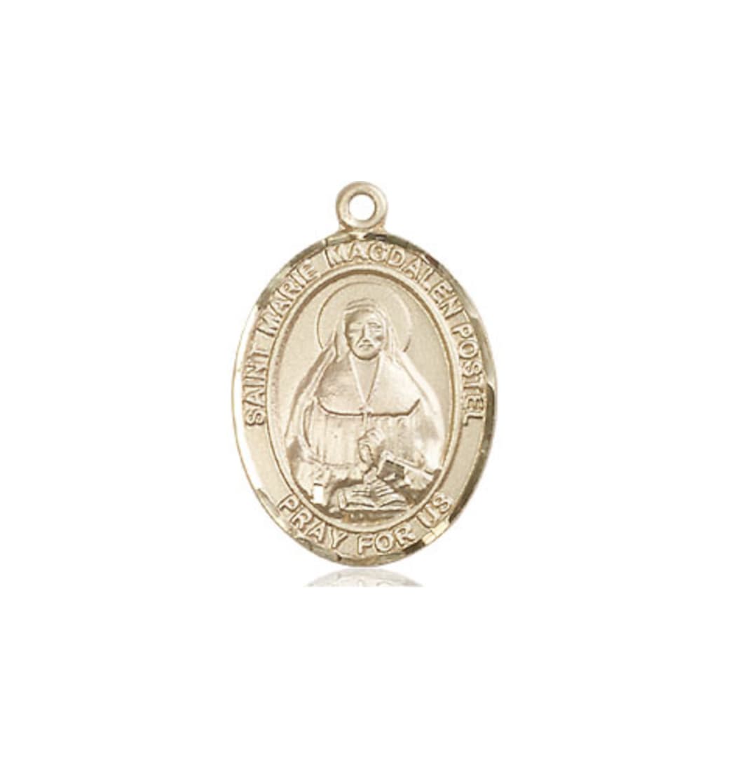 Bliss Medium 14kt Gold Marie Magdalen Postel Medal,