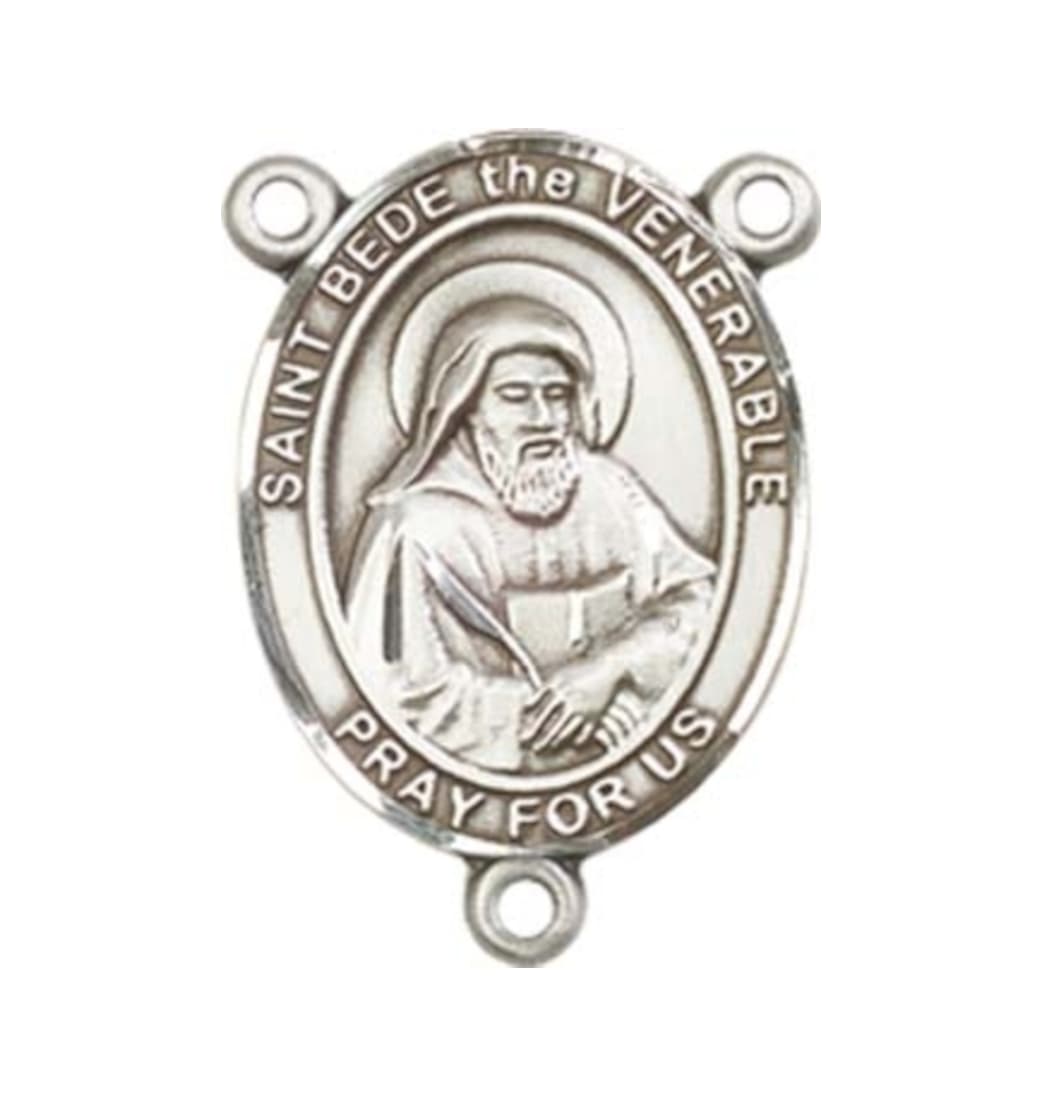 Bliss St Bede the Venerable Engravable Center Rosary Part,