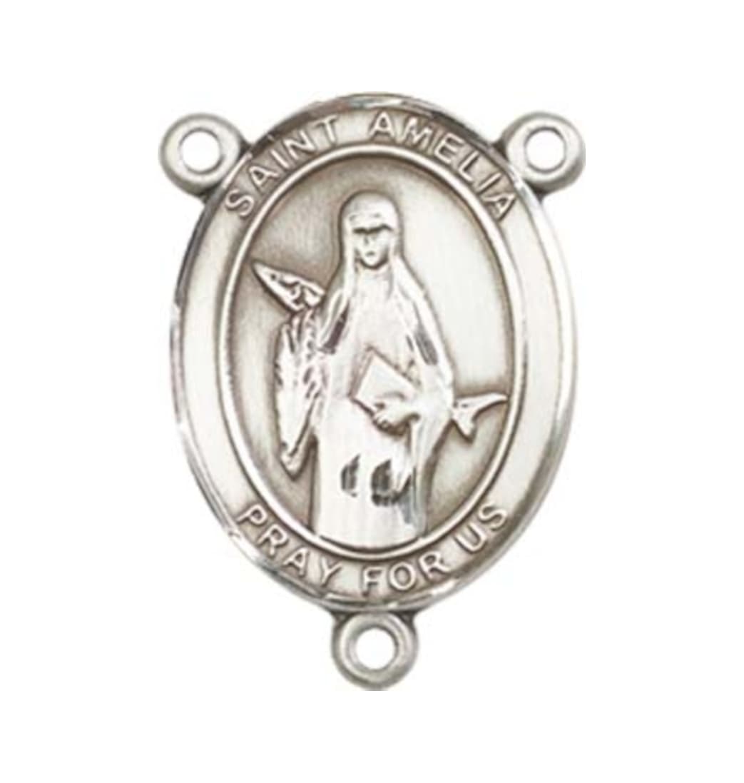 Bliss St Amelia Engravable Center Rosary Part,