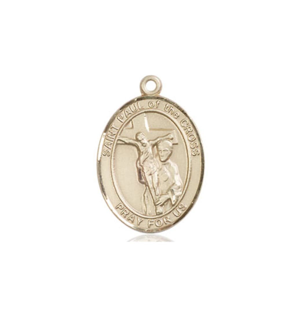 Bliss Manufacturing Medium 14kt Gold St Paul of the Cross Medal Only,