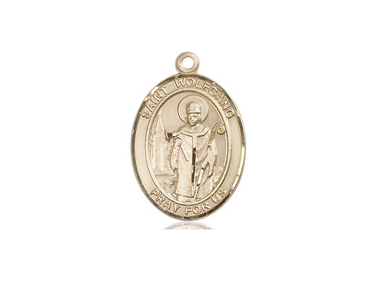 Bliss St Wolfgang 14kt Gold Oval Medal