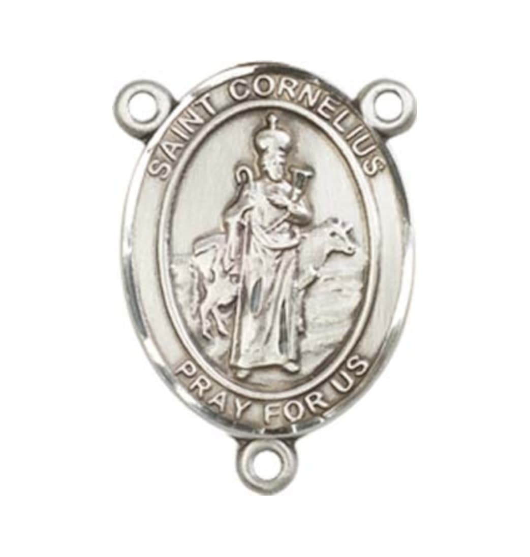 Bliss St Cornelius Engravable Center Rosary Part,