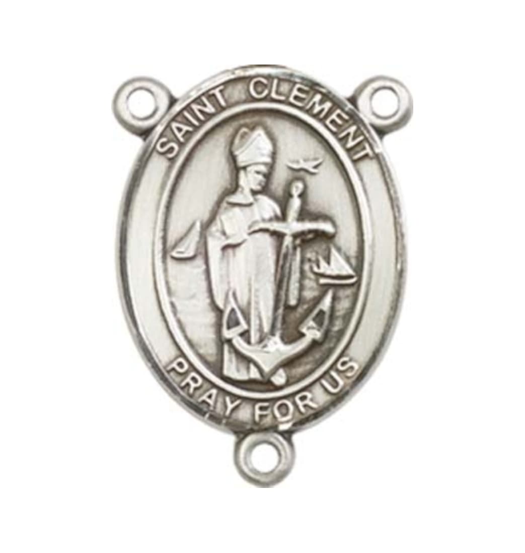 Bliss St Clement Engravable Center Rosary Part,