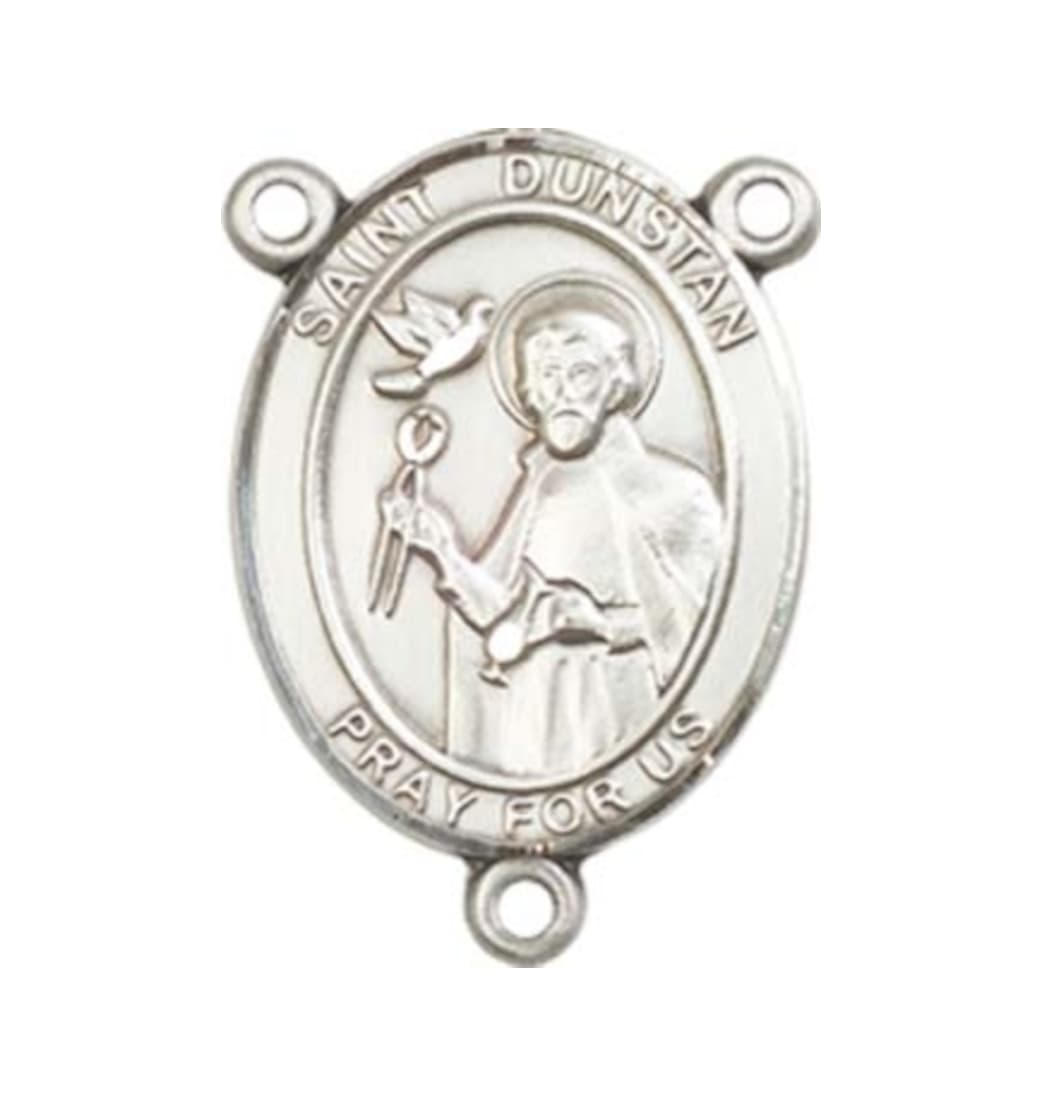 Bliss St Dunstan Engravable Center Rosary Part,