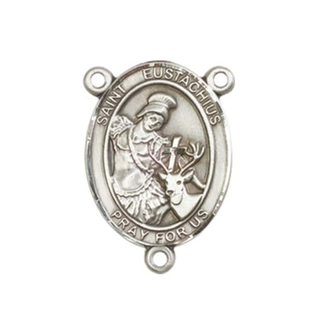 Bliss St Eustachius Engravable Center Rosary Part,