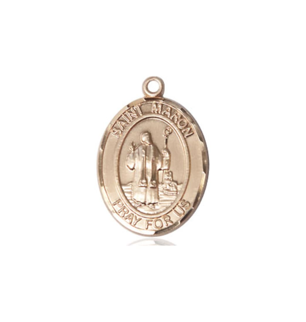 Bliss Manufacturing Medium 14kt Gold St Maron Medal Only,