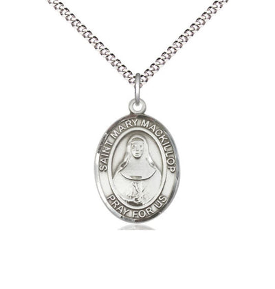 Pewter St Mary Mackillop Catholic Patron Saint Medium Size Medal, Bliss Manufacturing