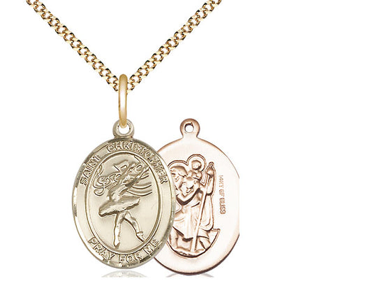 Bliss St Christopher Dance Patron Saint Medal