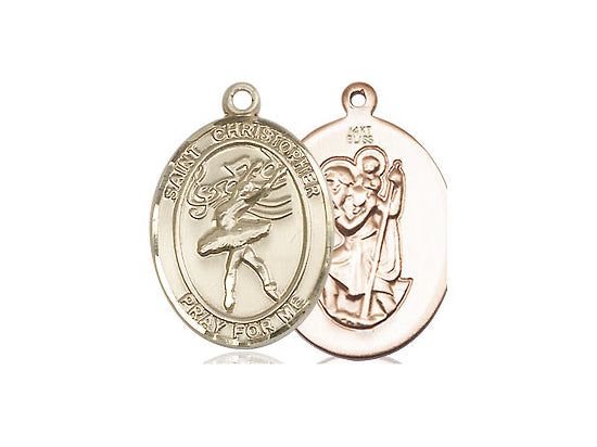 Bliss St Christopher Dance Patron Saint Medal