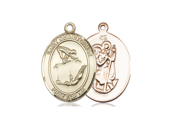 Bliss St Christopher Gymnastics Patron Saint Medal