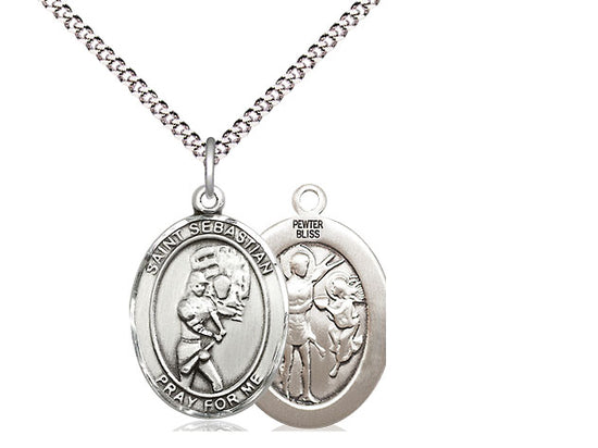 Bliss St Sebastian Softball Player Catholic Patron Saint Medals