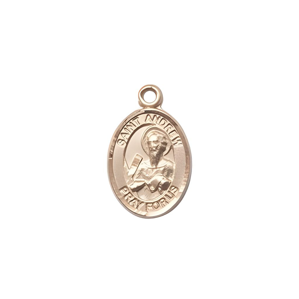 Saint Andrew the Apostle 14kt Gold Pendant
