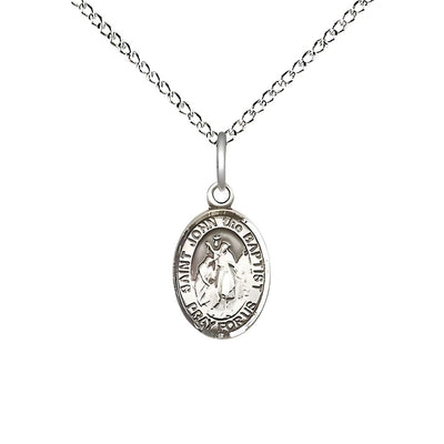 St. John the Baptist Sterling Silver Small Medal, Bliss Manufacturing