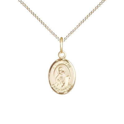 St. Paul the Apostle 14kt Gold Oval Small Medal view 2, Bliss Manufacturing