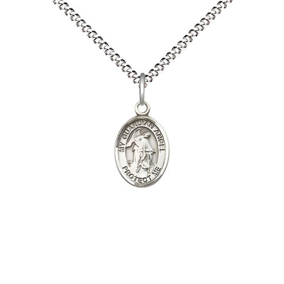 Guardian Angel with Child Pewter Small Medal, Bliss Manufacturing