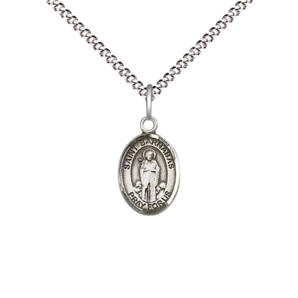 Bliss St. Barnabas Pewter Small Medal