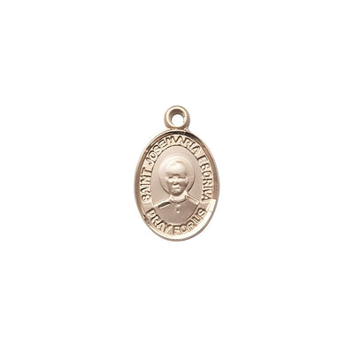 St. Josemaria Escriva 14kt Gold Oval Small Medal, Bliss Manufacturing