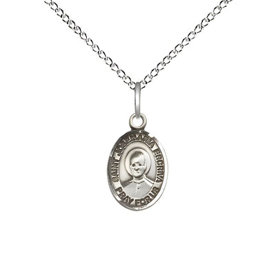 St. Josemaria Escriva Sterling Silver Small Medal, Bliss Manufacturing