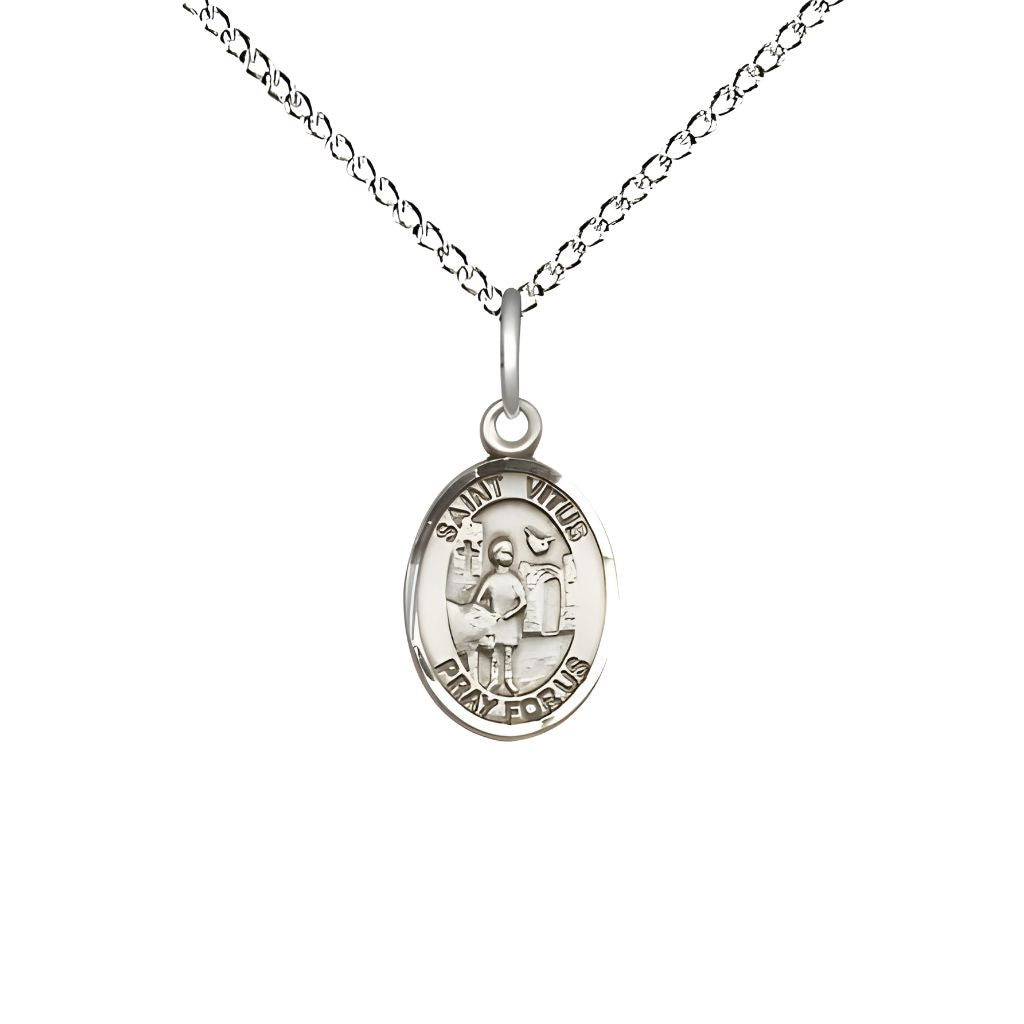 Bliss St. Vitus Sterling Silver Small Medal