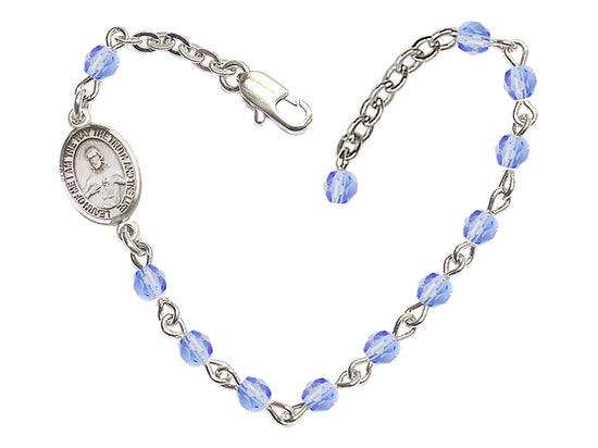 Bliss Girls Birthstone Sacred Heart Scapular Bracelet