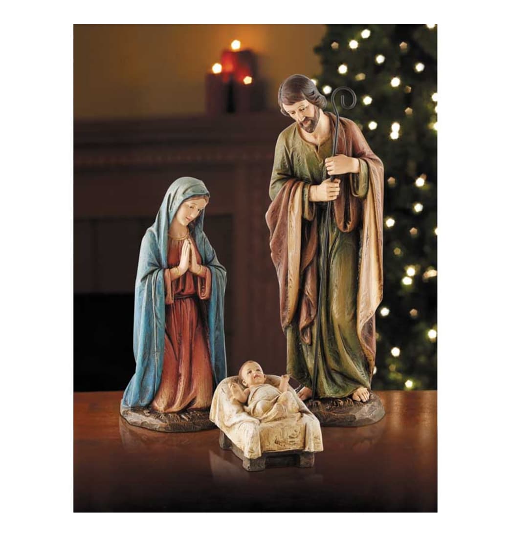 Avalon Gallery 16" H Joseph / Mary / Jesus Christmas Nativity Set