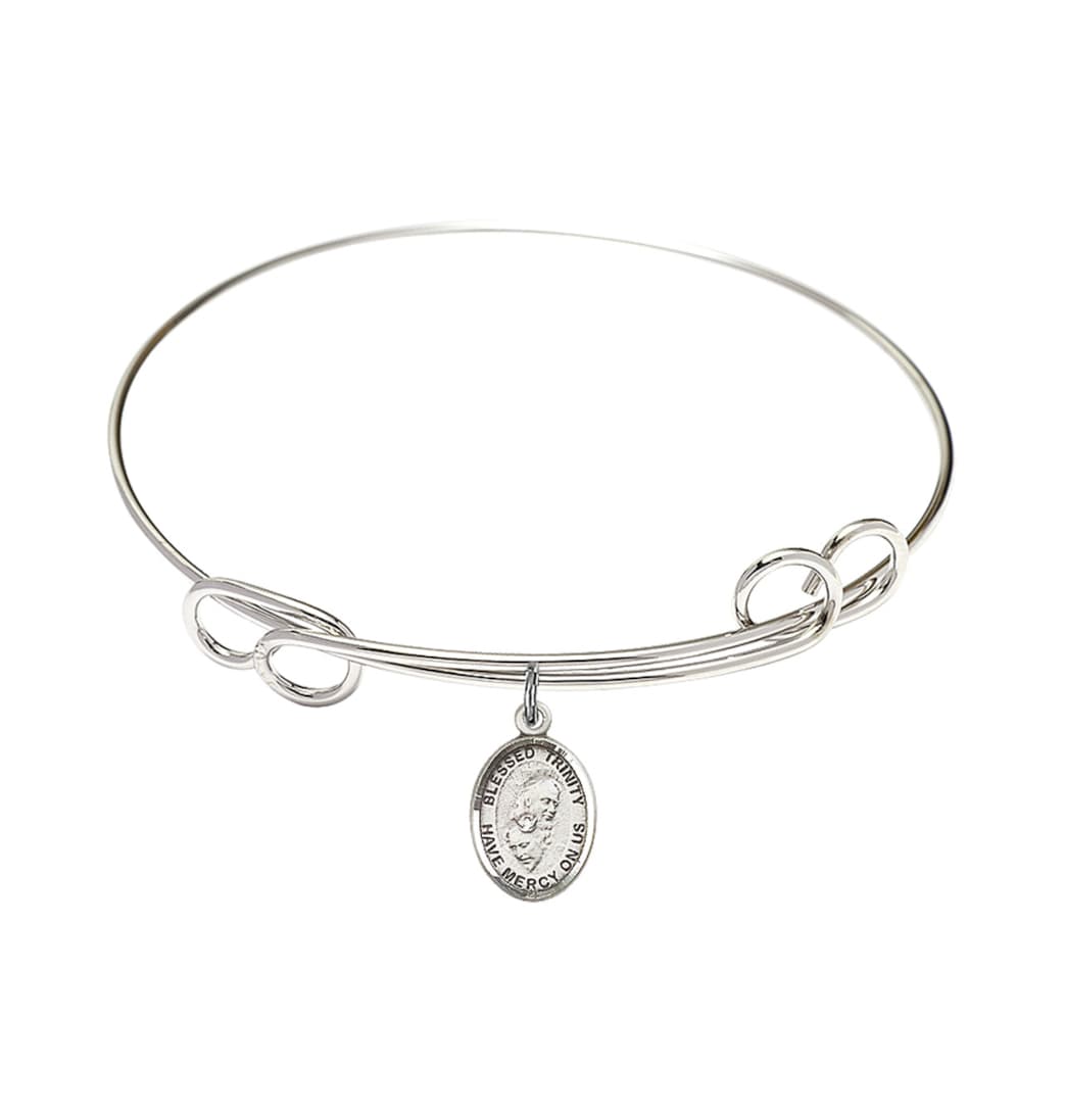 Bliss Bliss Blessed Trinity Double Loop Bangle Bracelet,