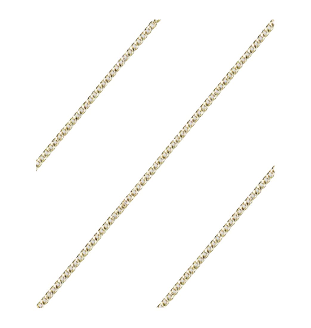 Bliss 1.90mm 14kt Gold Curb Chain with Lobster Claw,