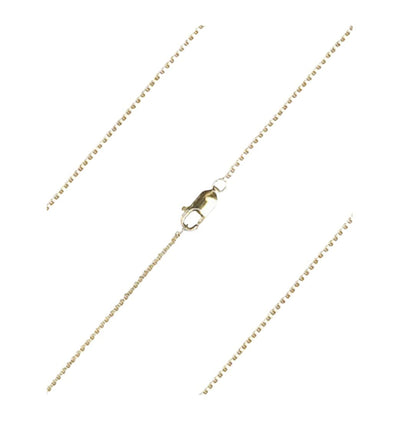 1.25mm Venetian Box Gold-filled Chain w/Lobster Claw, Bliss Manufacturing