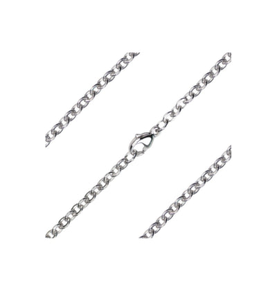 2.95mm Flat Cable Sterling Bracelet with Lobster Claw, Bliss Manufacturing