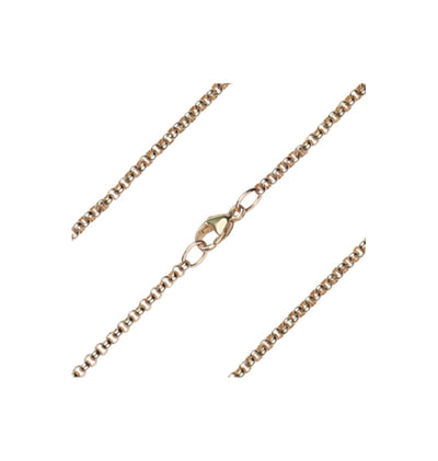 Gold-filled 2.10mm Light Rolo Bracelet w/Lobster Claw, Bliss Manufacturing