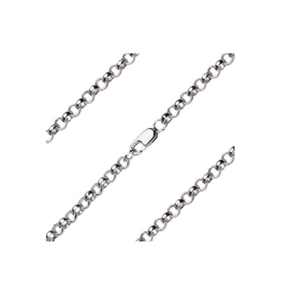 Sterling Silver Rolo Bracelet with Lobster Claw - Boxed, Bliss Manufacturing