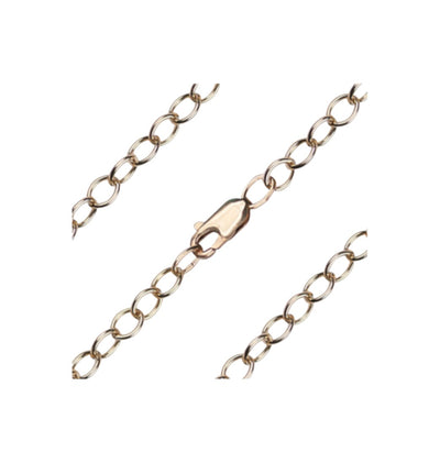 Gold-filled 4.95mm Open Cable Bracelet with Lobster Claw, Bliss Manufacturing
