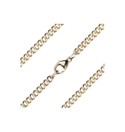 Gold-filled 3.40mm Heavy Curb Bracelet w/Lobster Claw, Bliss Manufacturing