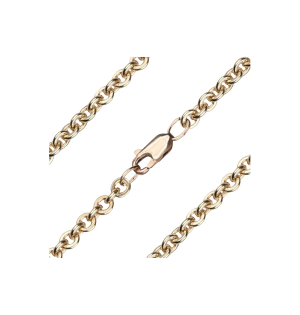 Gold-filled 4.35mm Heavy Cable Bracelet w/Lobster