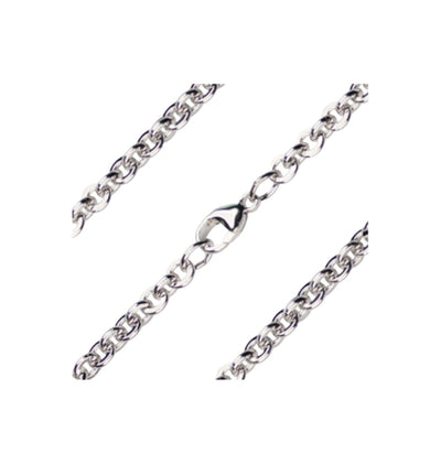 Sterling Silver 4.35mm Heavy Cable Bracelet w/Lobster, Bliss Manufacturing