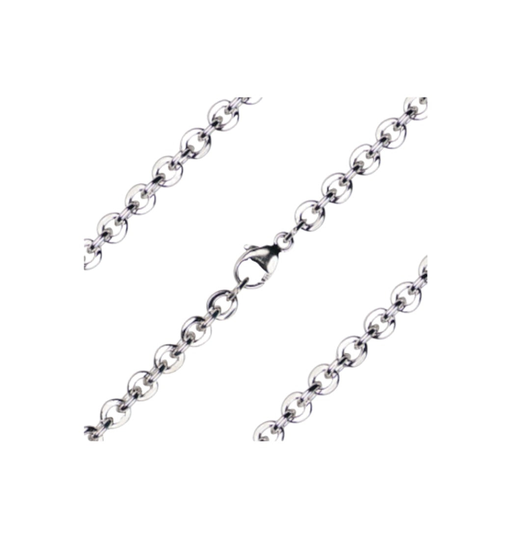 Bliss Sterling Silver 3.85mm Flat Cable Bracelet with Lobster Claw